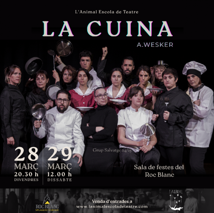 El cartell de l'obra 'La Cuina', de L'Animal Escola de Teatre.